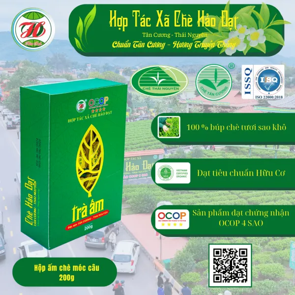 Chè Móc Câu Tân Cương Hảo Đạt 200g - Hộp Xanh Đặc Biệt